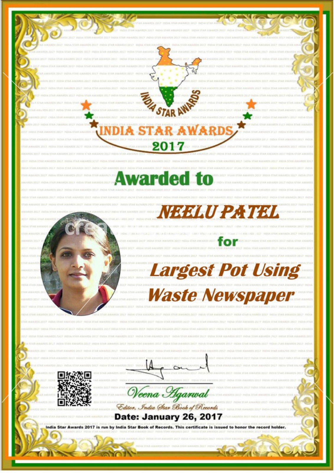 Award or press feature — 20-6