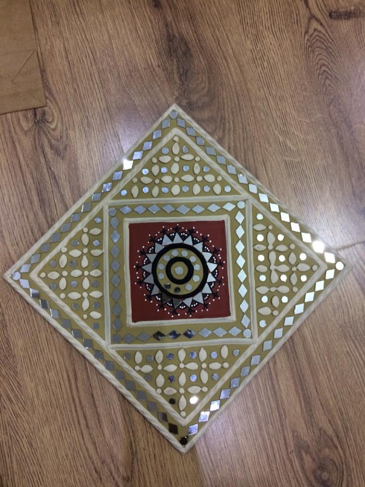 Square mud art